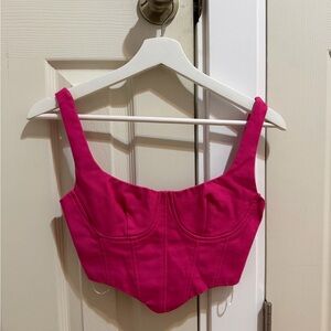 Pink Women's Crop Top